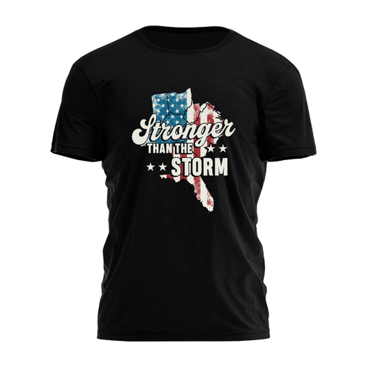 Stronger Than The Storm - Faded Tee - 3056
