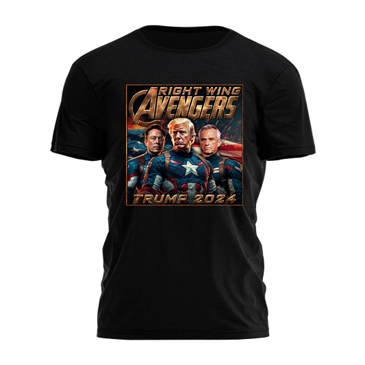 Right Wing Avengers - Musk, Trump, Kennedy Tee - 2932