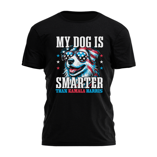 My Dog Is Smarter Than Kamala Harris Tee - 2835