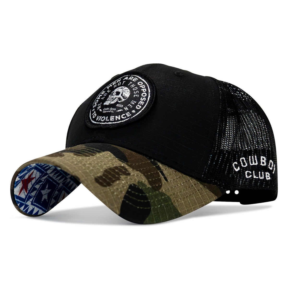 Some Men Are Opposed To Violence Patch Original Ripstop Snapback Hat