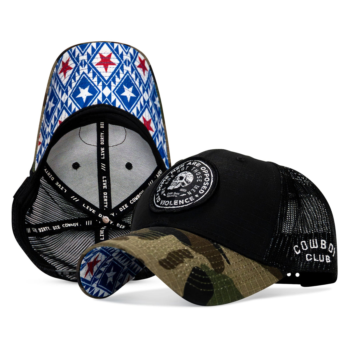 Some Men Are Opposed To Violence Patch Original Ripstop Snapback Hat