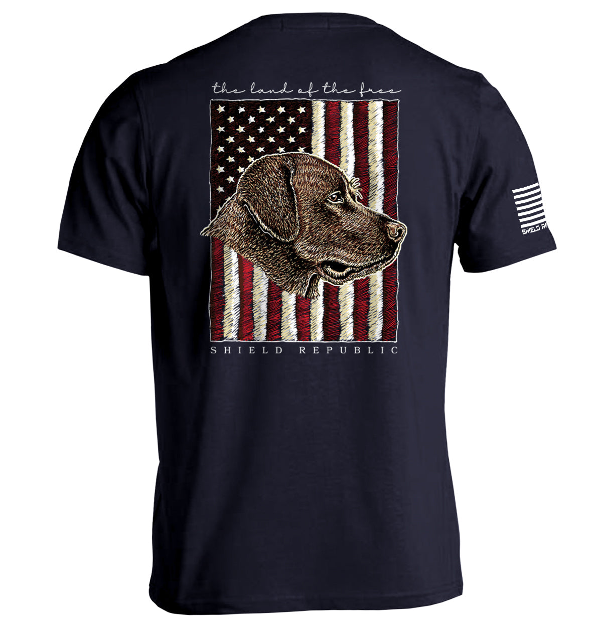 The Land of the Free Chocolate Lab