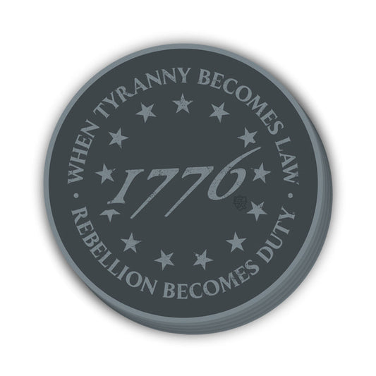 When Tyranny Becomes Law 1776 Decal