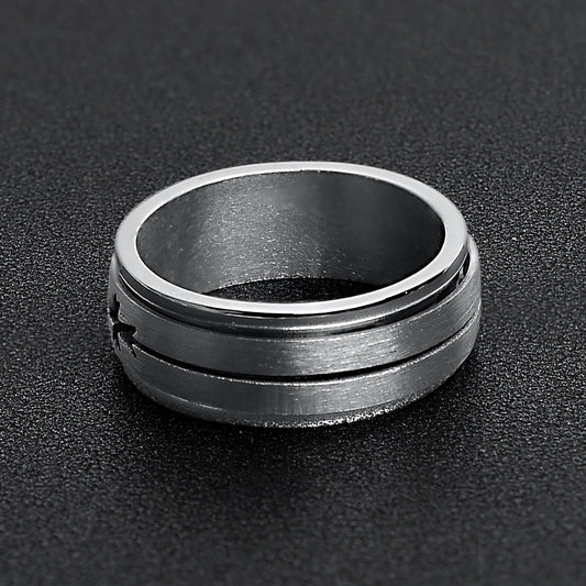 Cutout Cross Spinner Ring