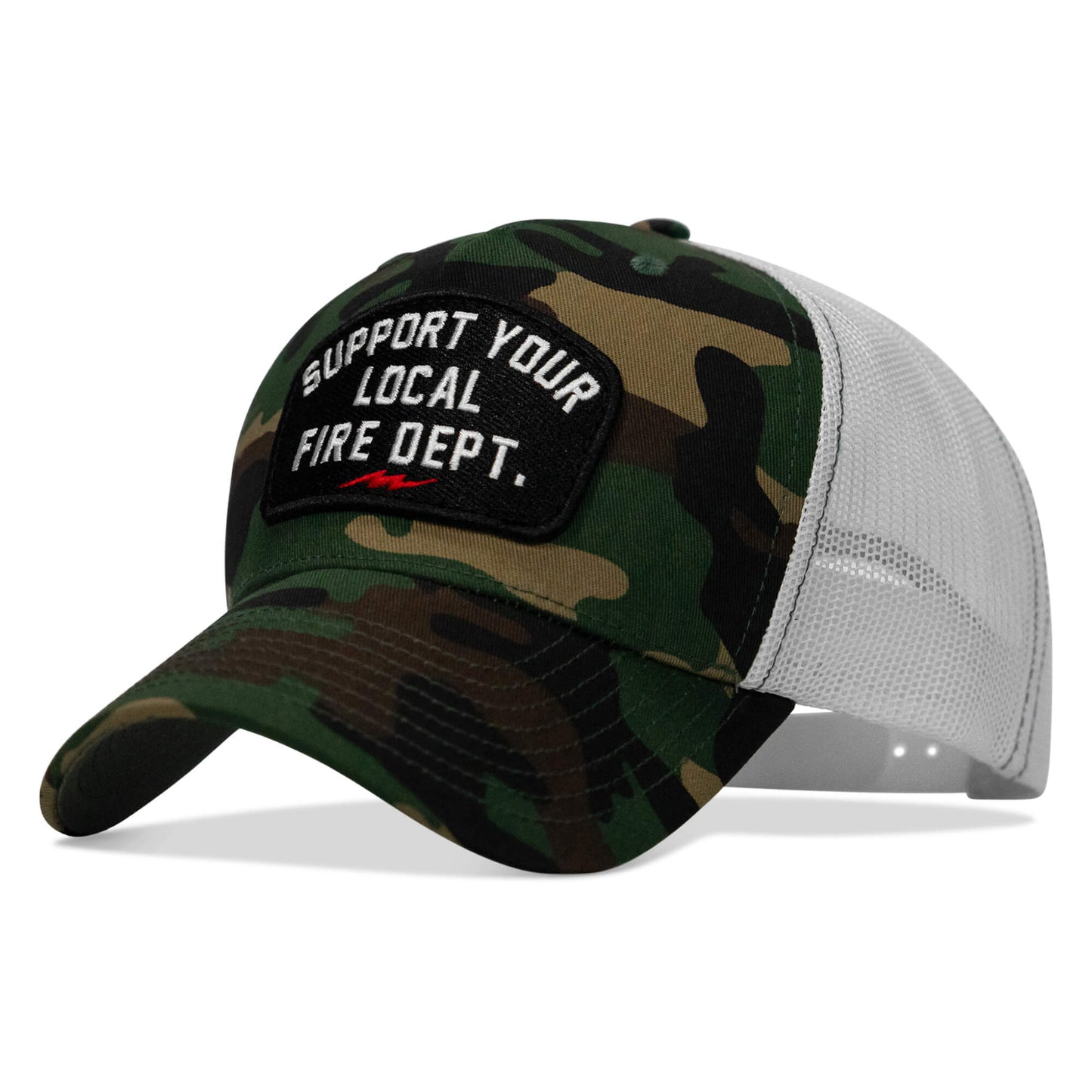 Support Your Local Fire Dept. Patch Snapback Hat