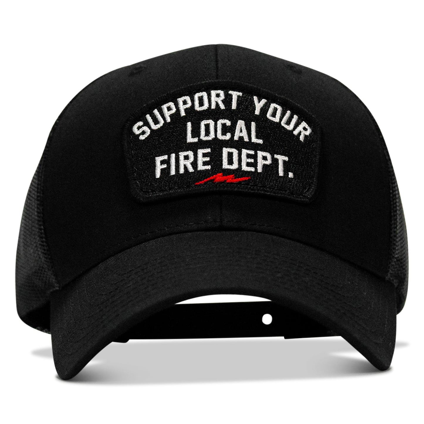Support Your Local Fire Dept. Patch Snapback Hat