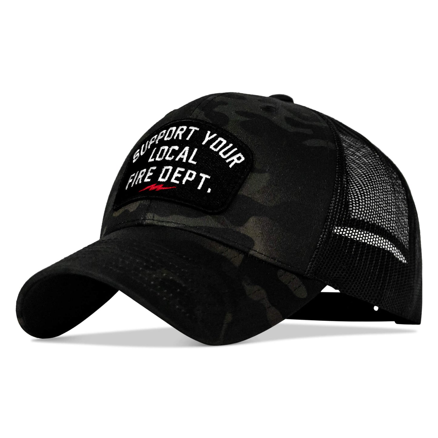 Support Your Local Fire Dept. Patch Snapback Hat