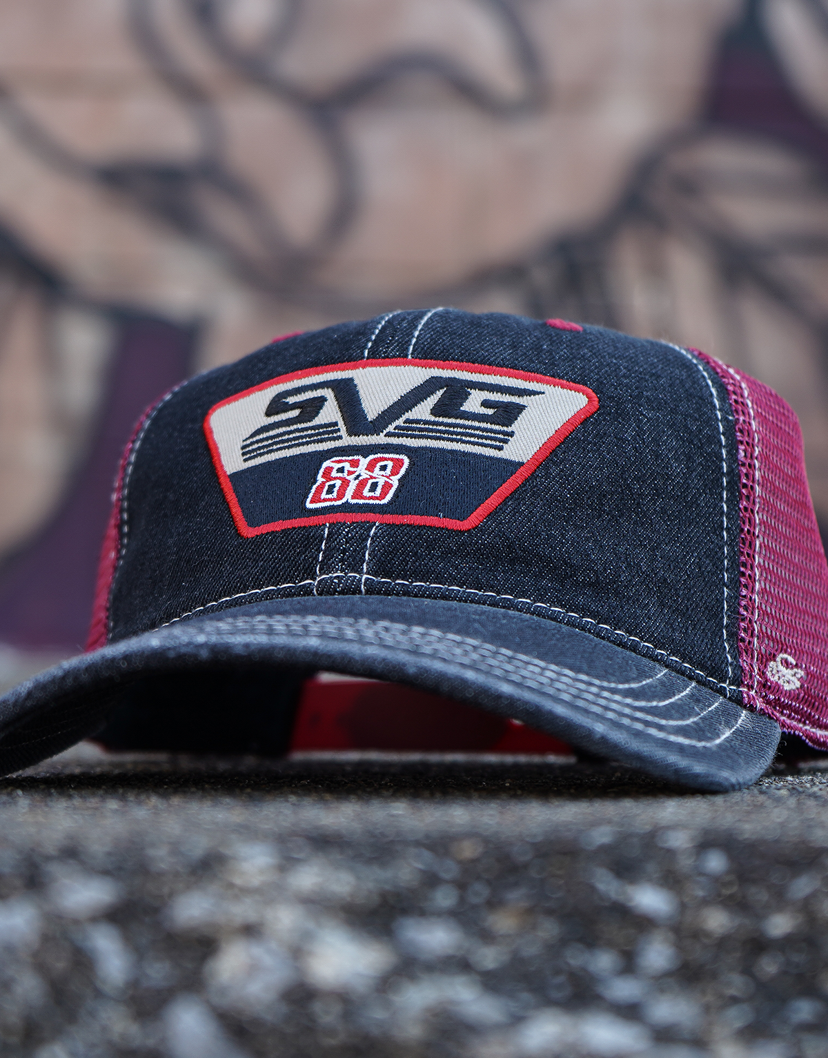 Shane van Gisbergen #88 Washed Denim Patch Snapback Hat