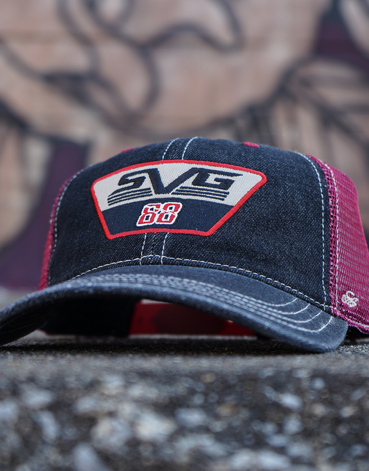 Shane van Gisbergen #88 Washed Denim Patch Snapback Hat