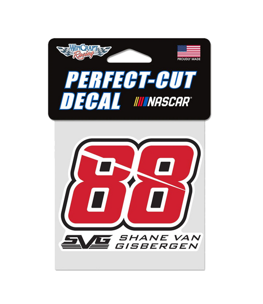 Shane van Gisbergen #88 4x4 Perfect-Cut Decal
