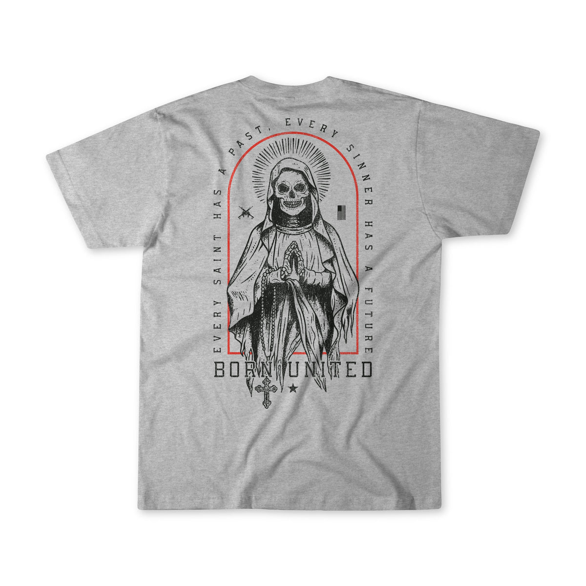Saints and Sinners Tee - Heather Gray