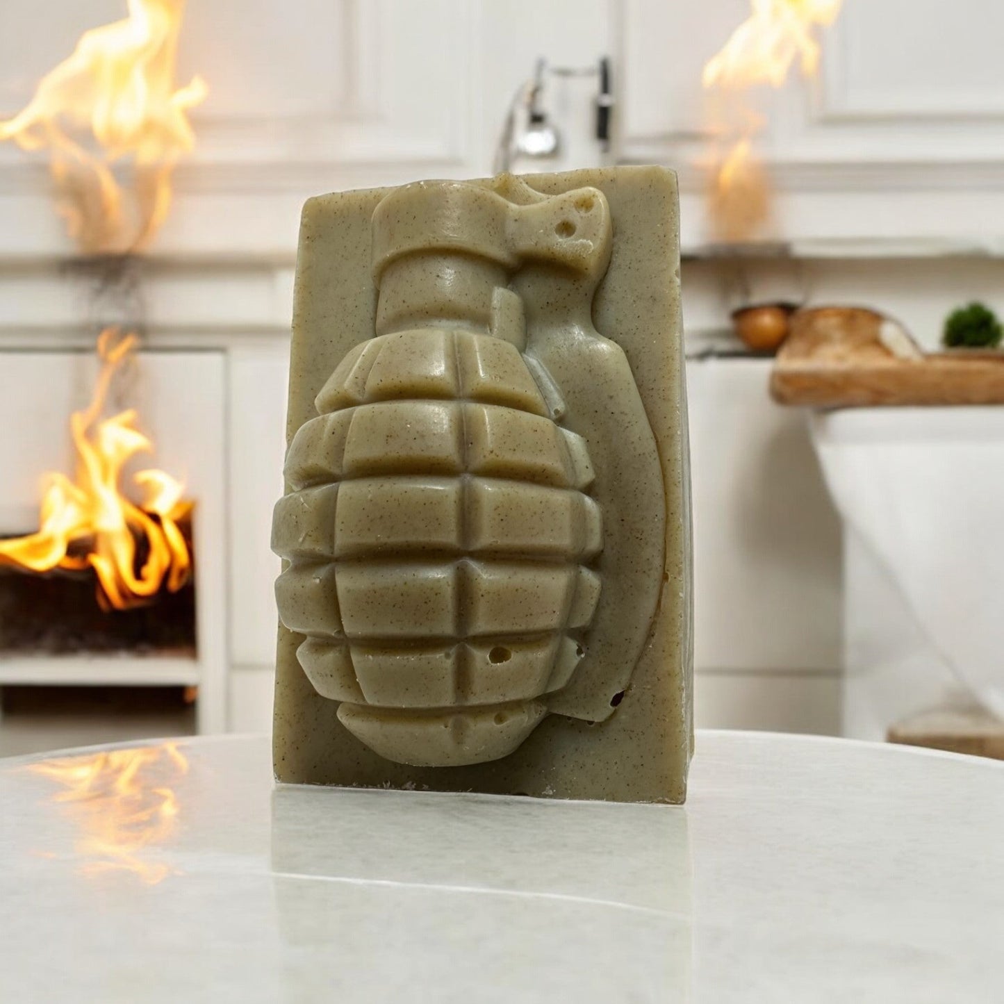 Salt Dog Natural Grenade Soap (Tea Tree, Exfoliant)