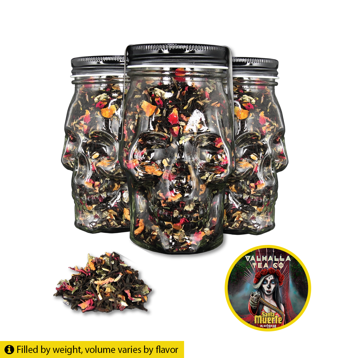 Santa Muerte | Tart Raspberry, Soothing Lavender, Crisp Rose | Black Tea | Caffeinated