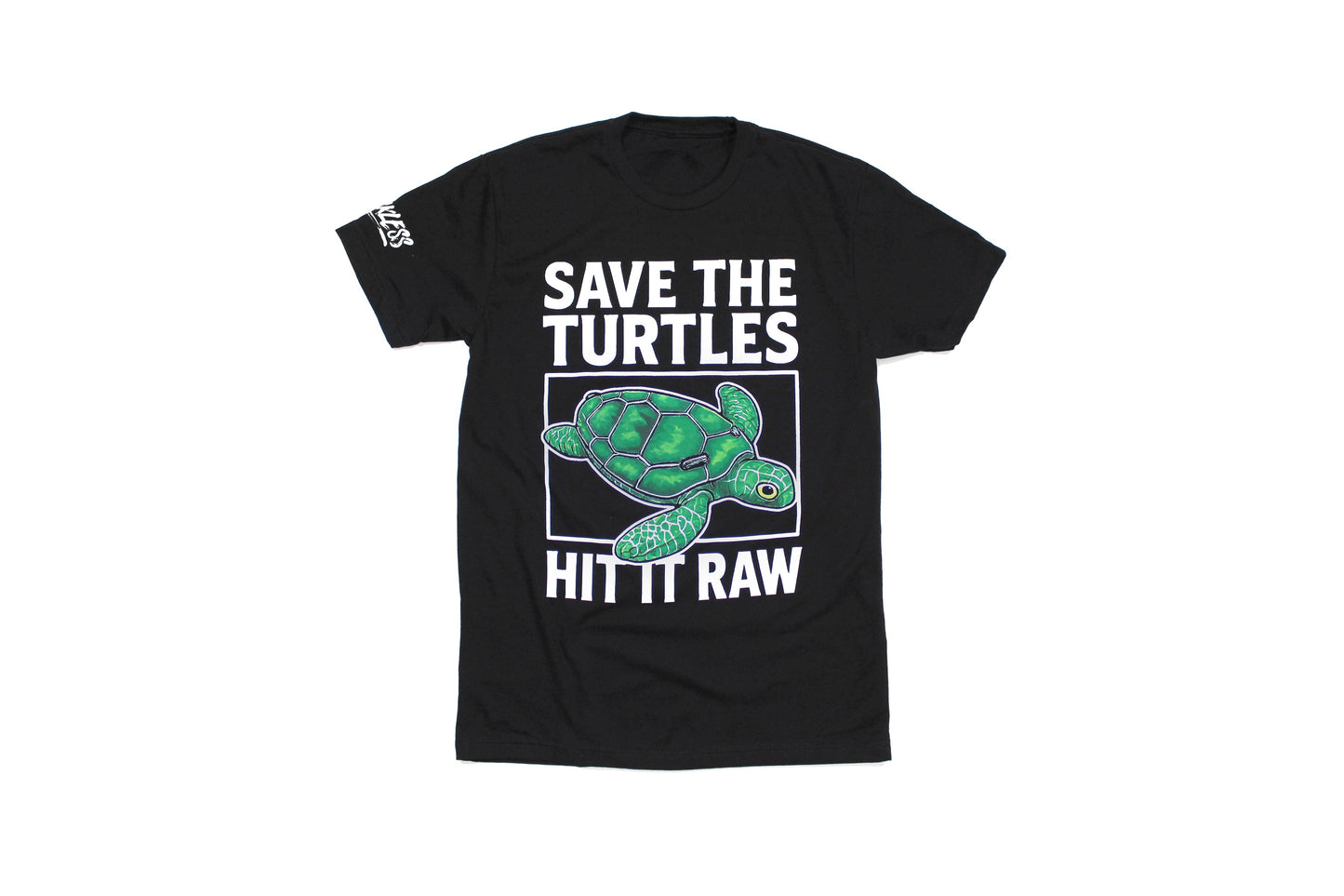 Save The Turtles Hit It Raw Tee