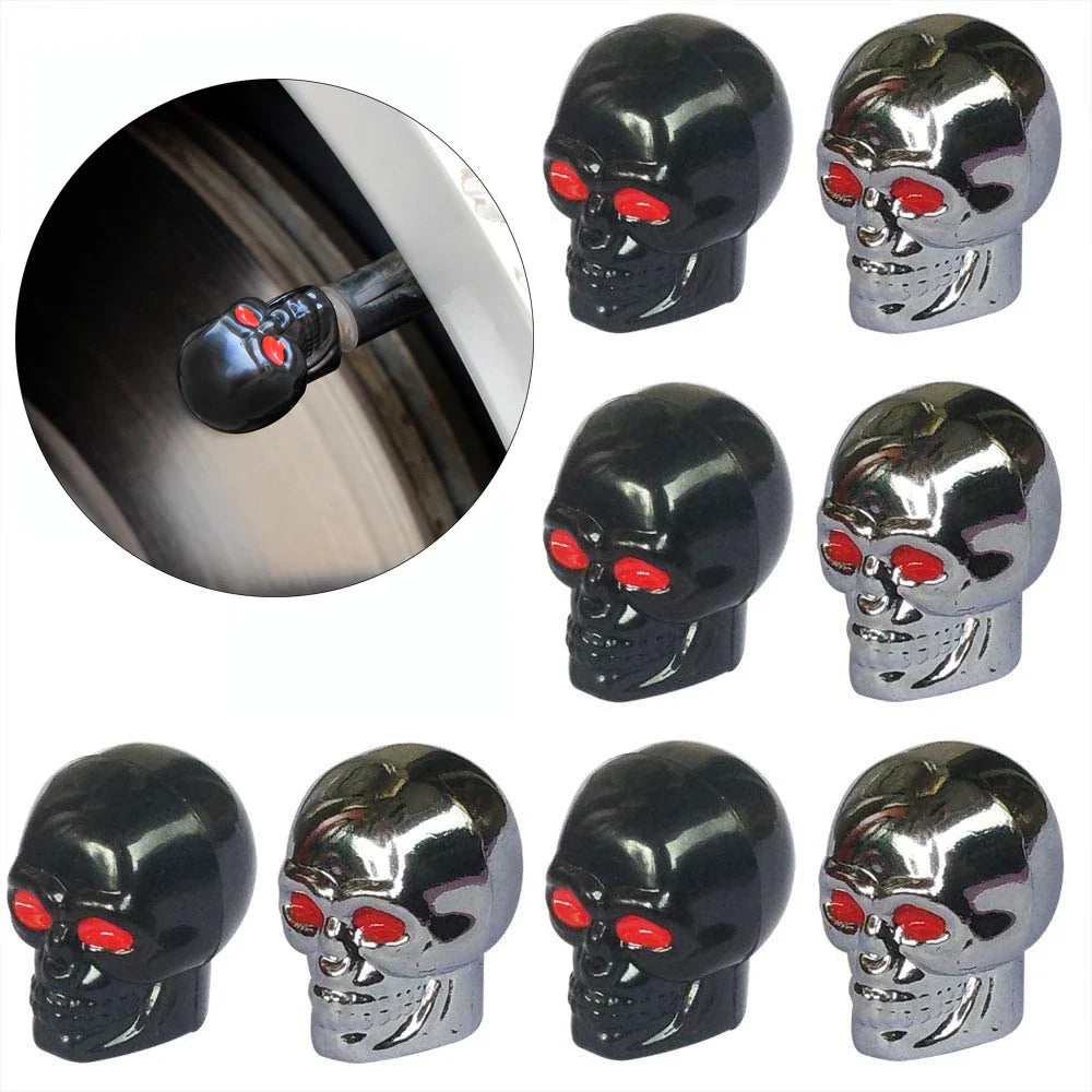 ABS Skull Valve Stem Caps