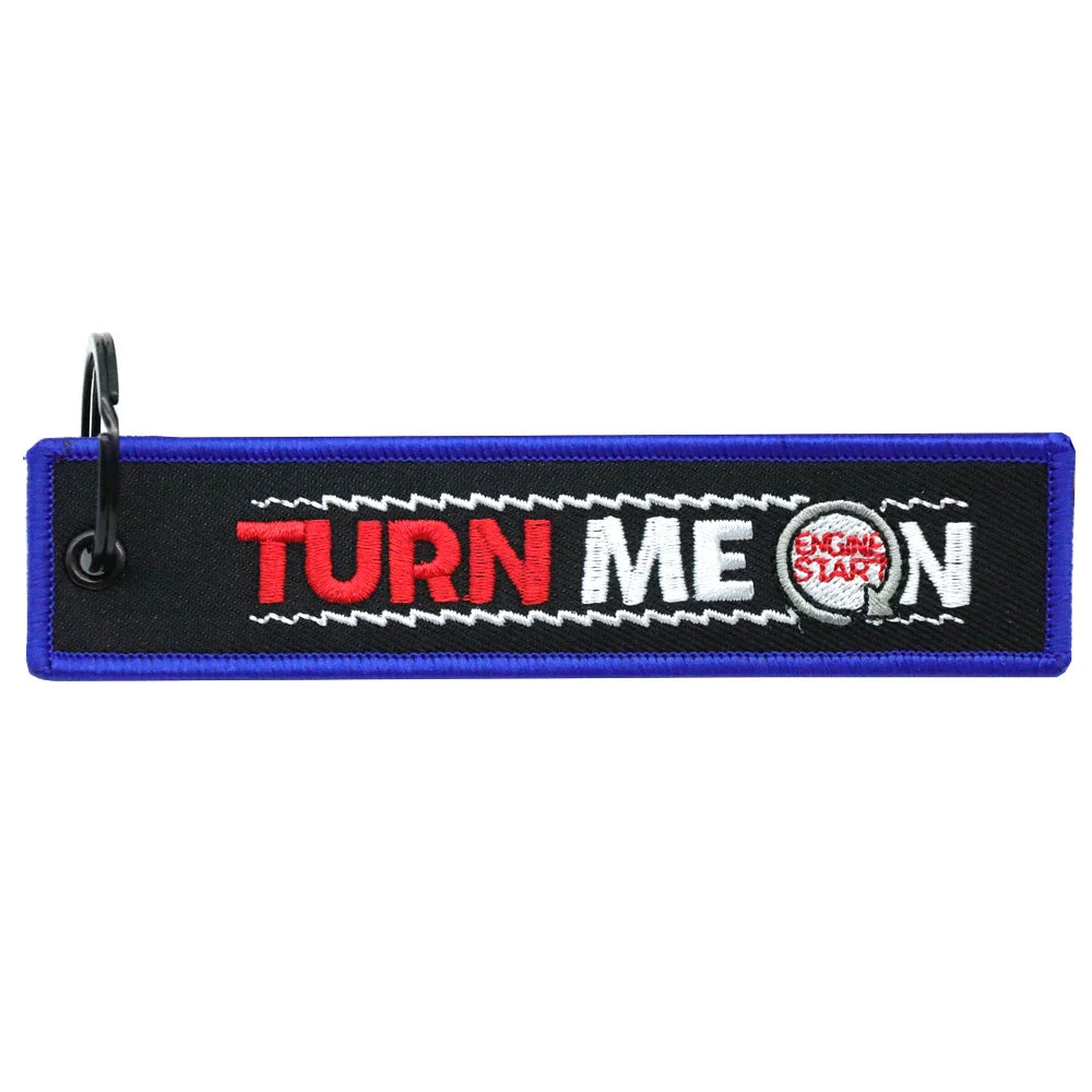 Turn Me On - Motorcycle Keychain