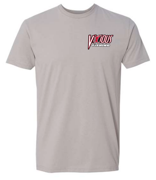 Vicious Classic "Get Vicious" Logo Tee - Premium Gray