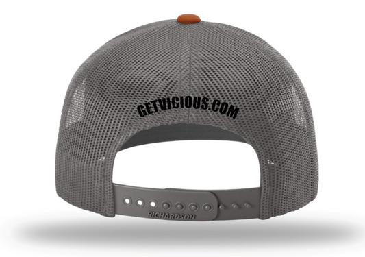 Vicious Logo - Gray/Charcoal/Orange