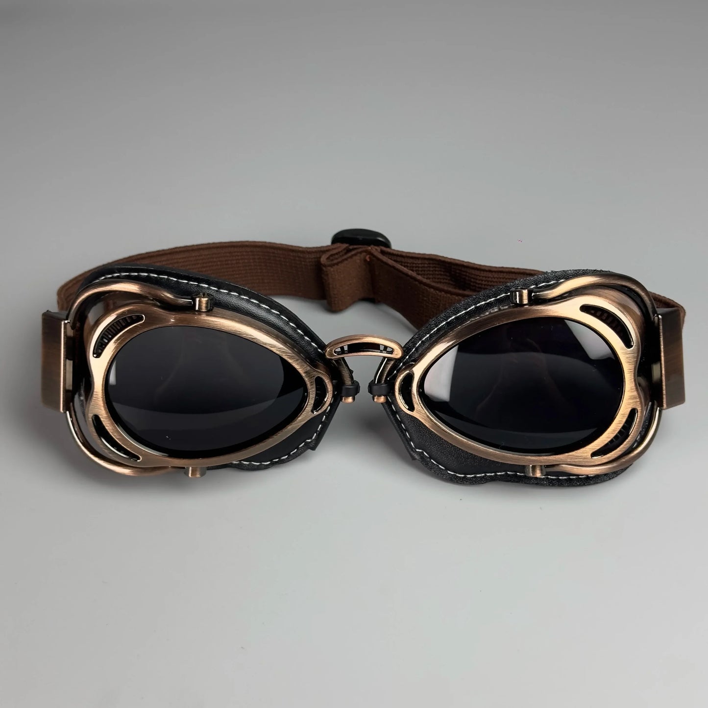 Motorcycle Vintage Old School Cruiser Retro Goggles