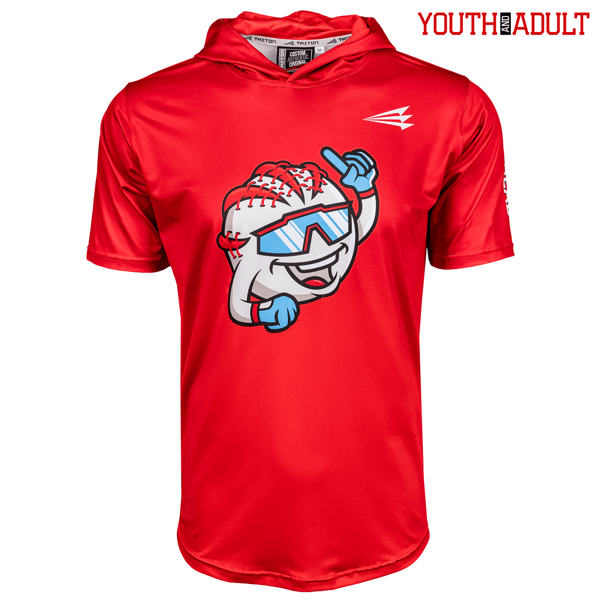 Seamhead HyperMAX Short Sleeve Baseball Hoodie