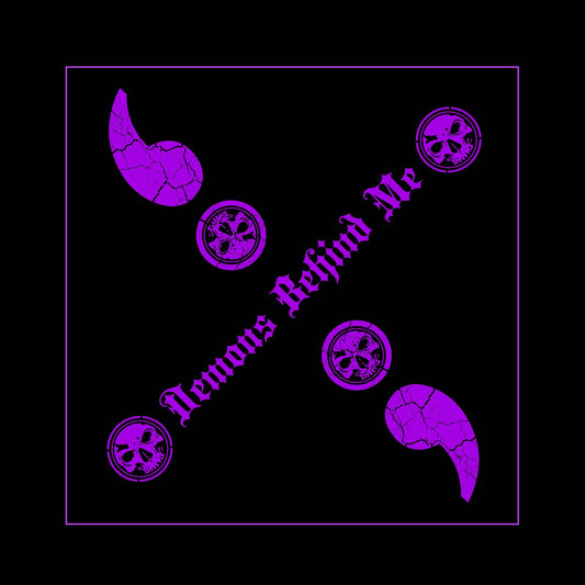 Purple Semicolon Bandana