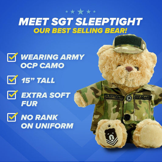 Sgt. Sleeptight - Army National Guard Teddy Bear