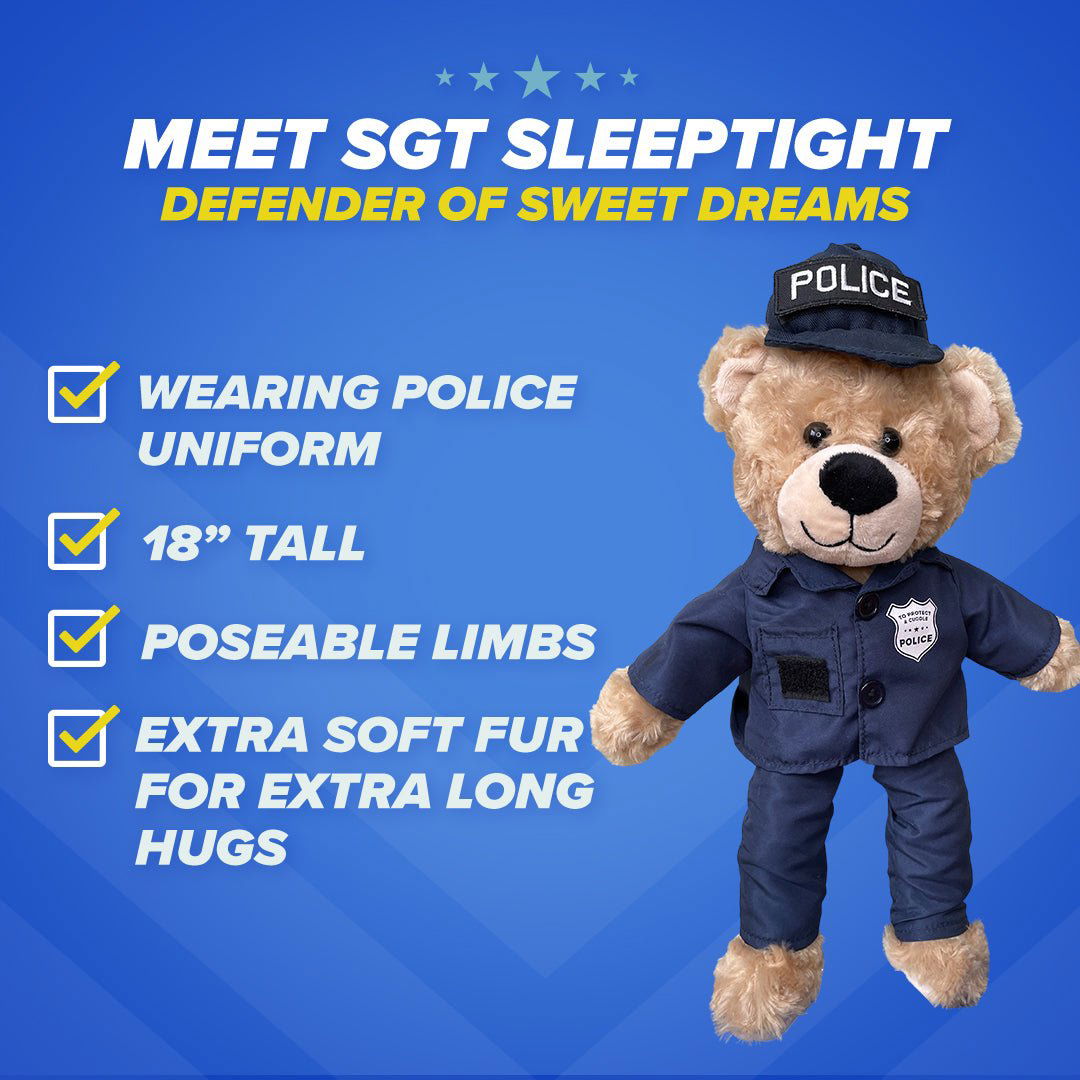Sgt. Sleeptight - Police Teddy Bear