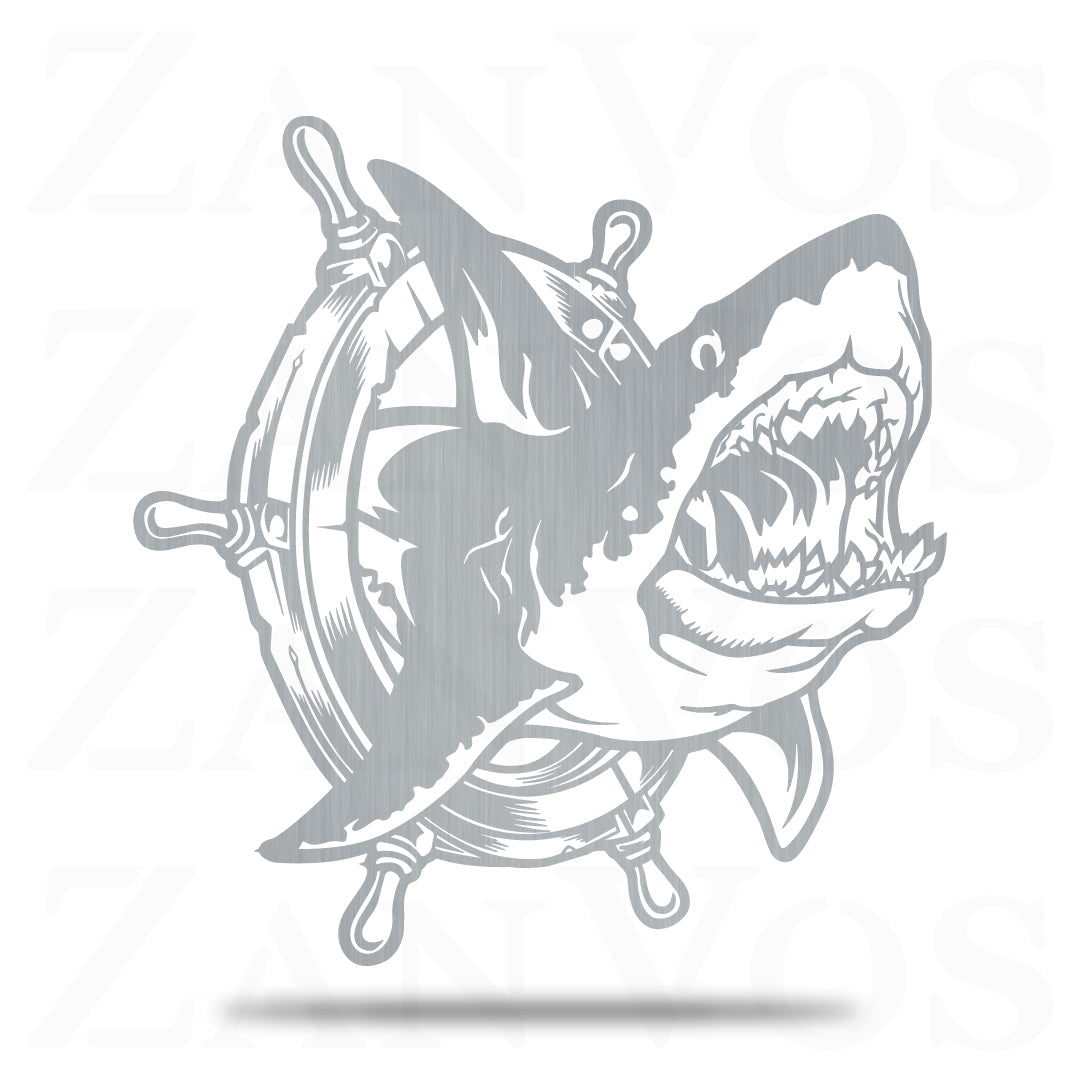 Shark Boat Wheel Nautical