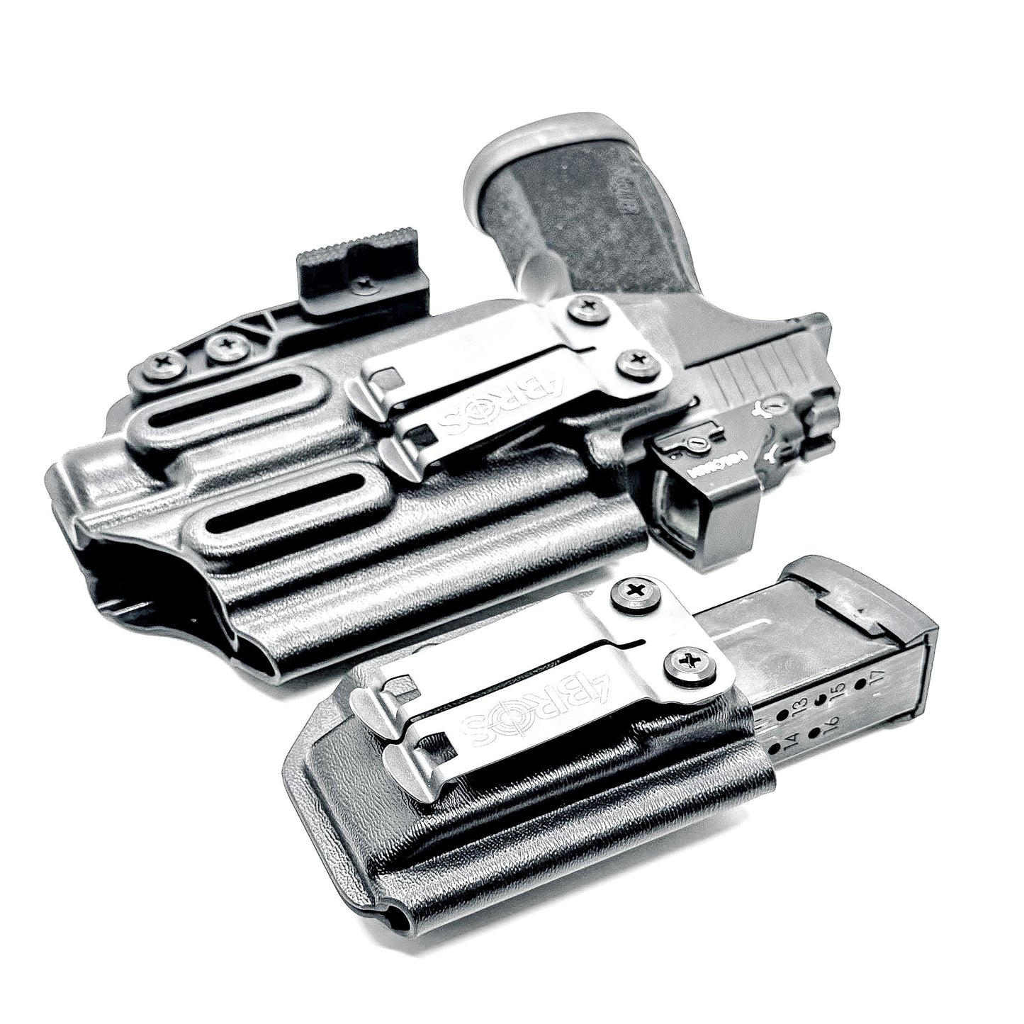 Sig P365-XMACRO & TLR-7 X or HL-X IWB Holster with Magazine Carrier Combo