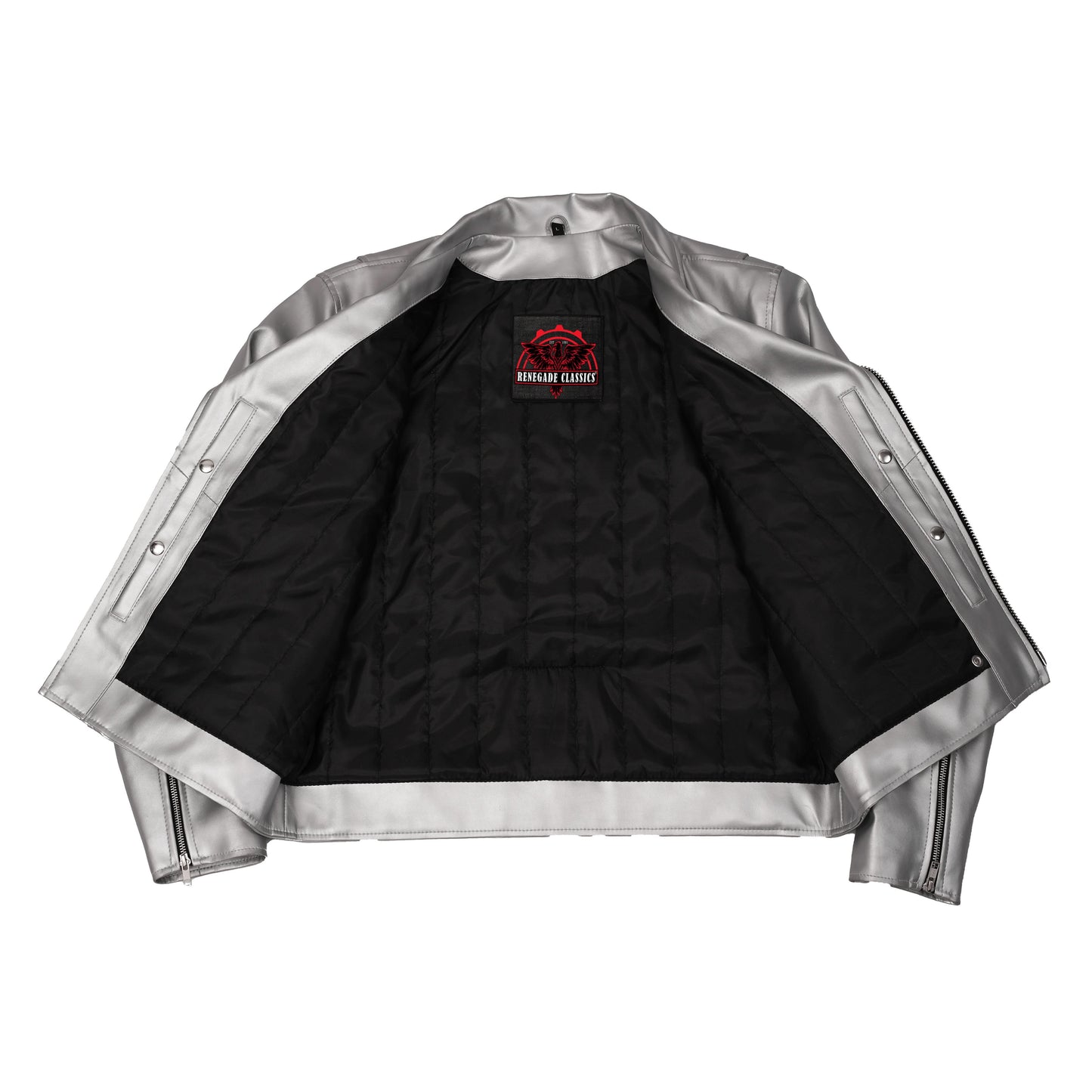 Iron Phantom Men’s Faux Leather Motorcycle Jacket