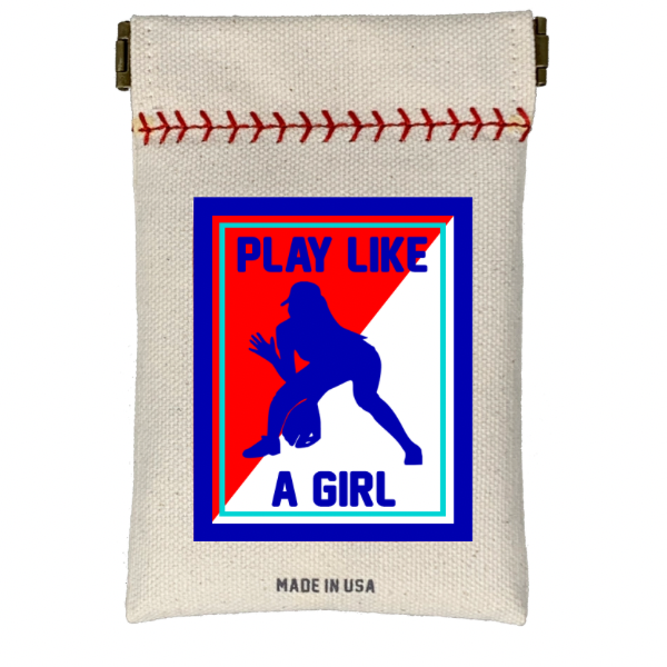 Play Like A Girl Softball Seed Sack