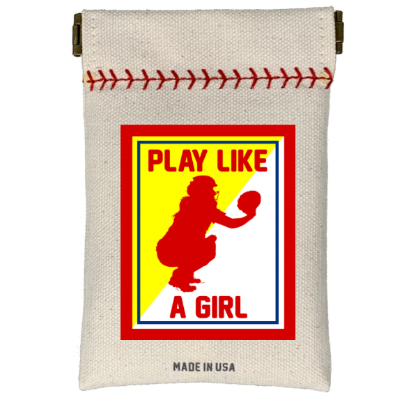 Play Like A Girl Softball Seed Sack