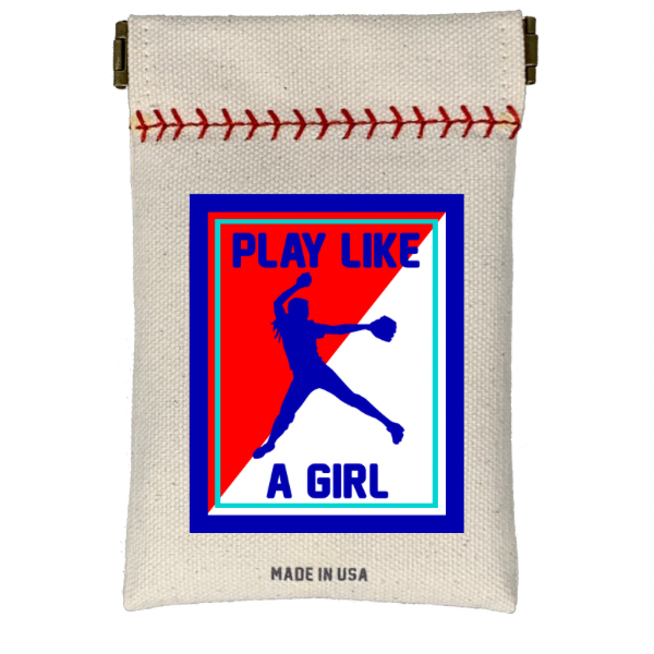 Play Like A Girl Softball Seed Sack