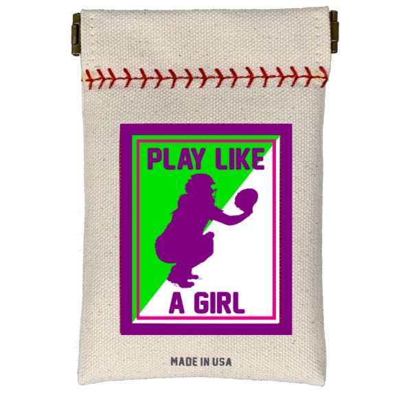 Play Like A Girl Softball Seed Sack