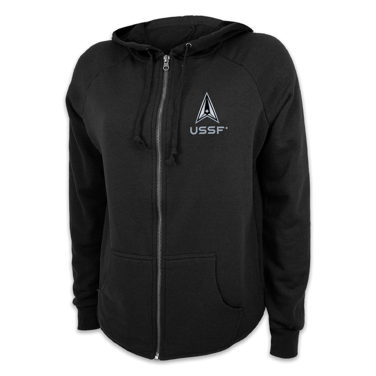 Space Force Delta Ladies Full Zip Hood (4 colors available)