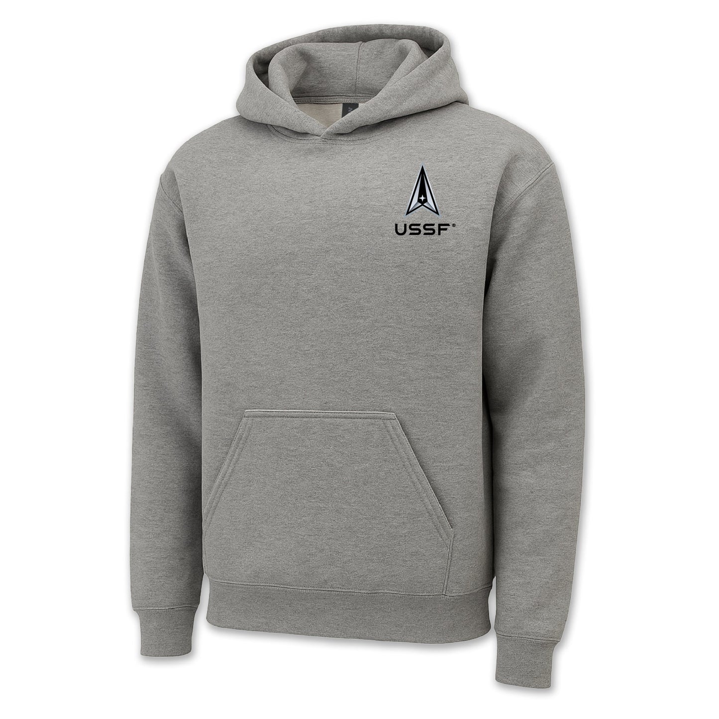 Space Force Left Chest Logo Hood