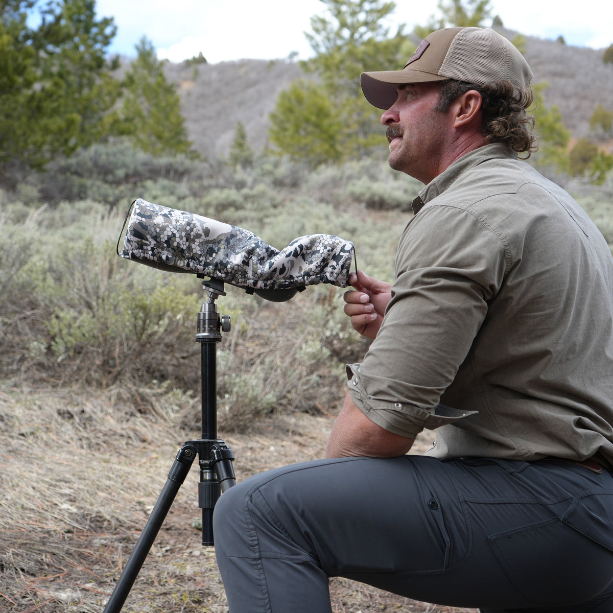 Spot Slicker NX2: Waterproof Spotting Scope Cover