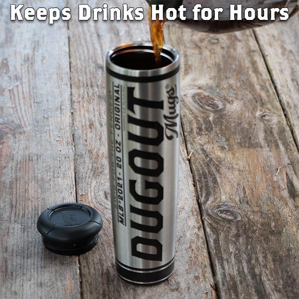 Los Angeles Angels Dugout Mug® | Stainless Steel Baseball Bat Mug