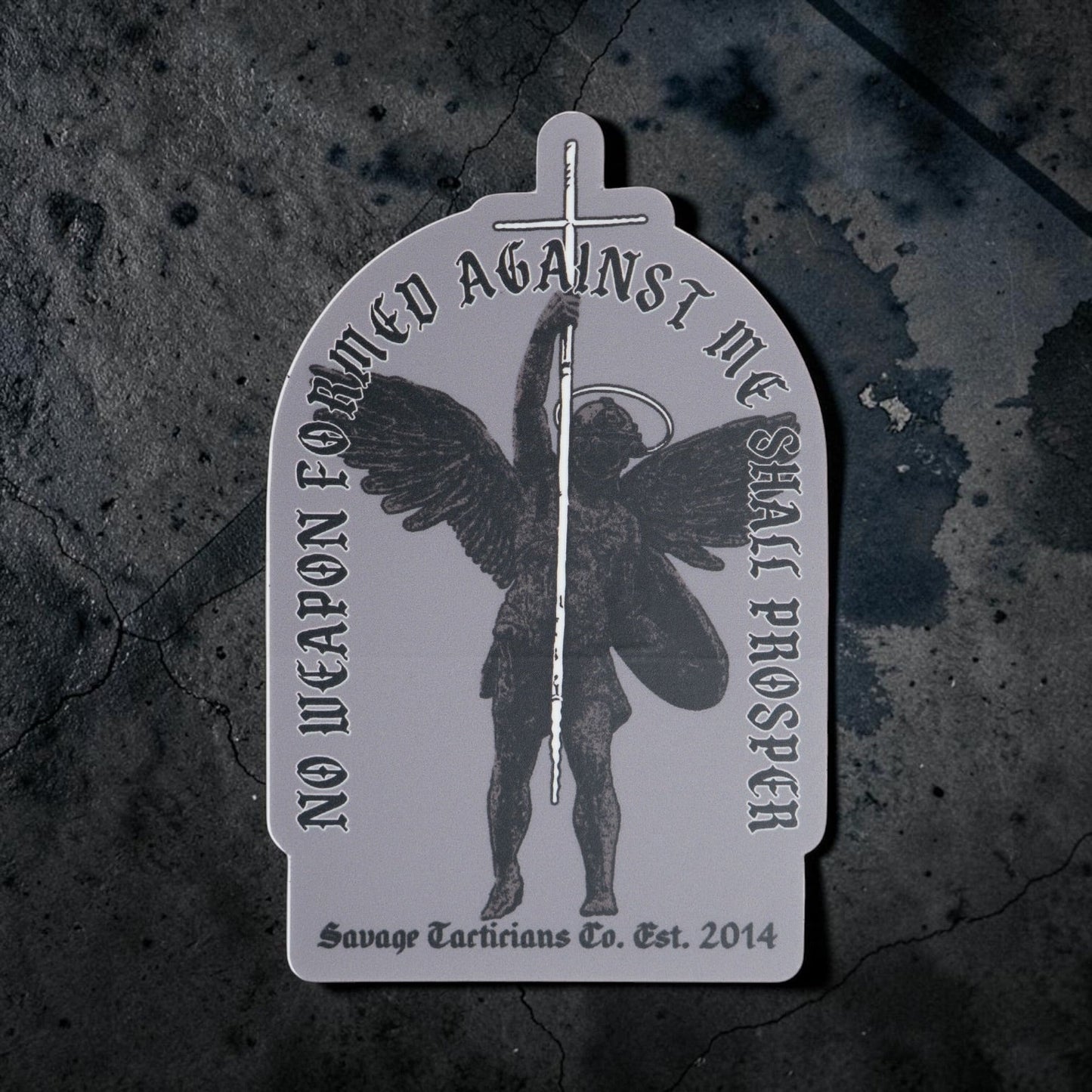 No Weapon Sticker
