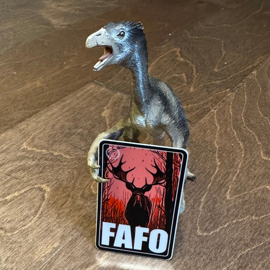 Sticker: Moose - FAFO