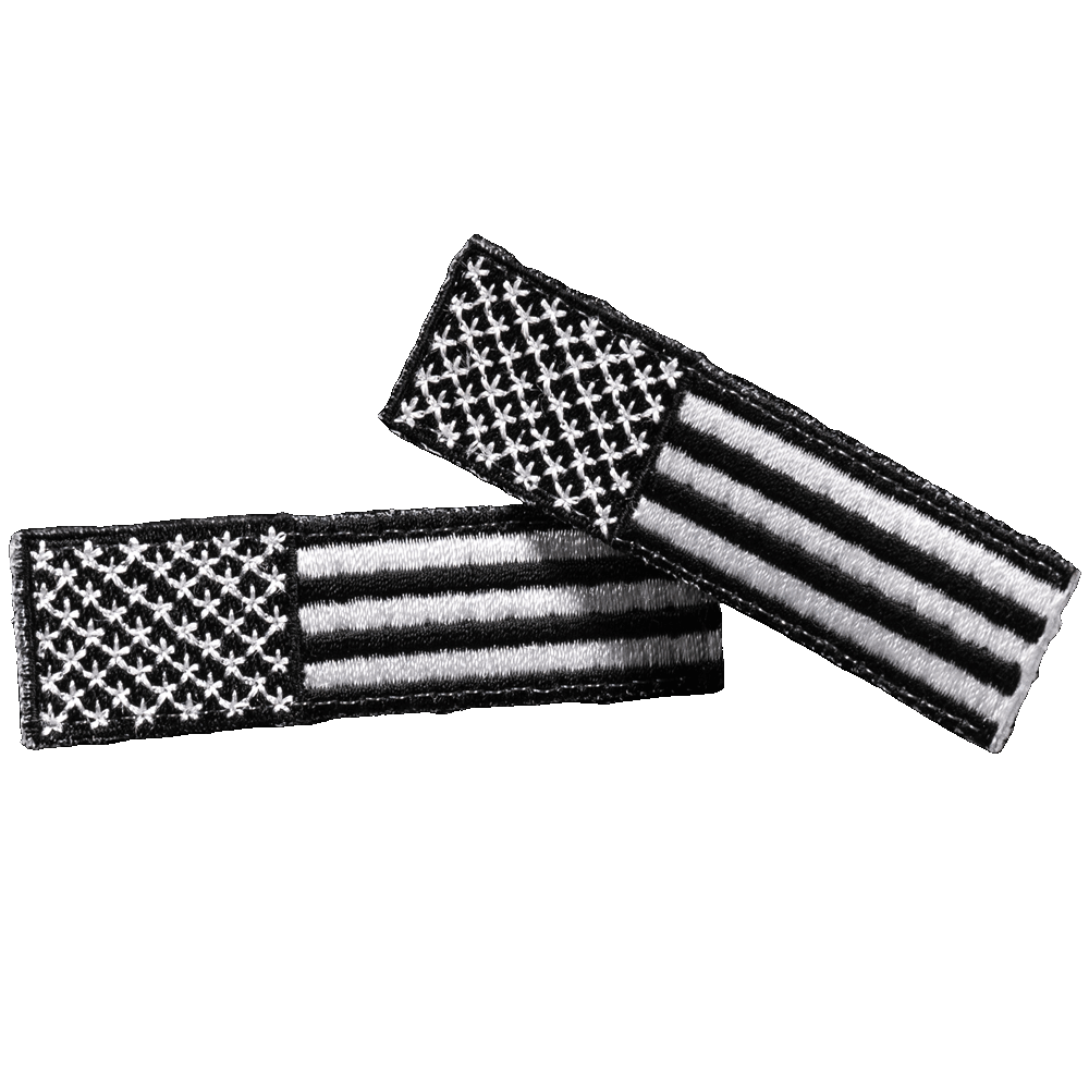 Floperator Embroidered Subdued U.S. Flag Patch Set