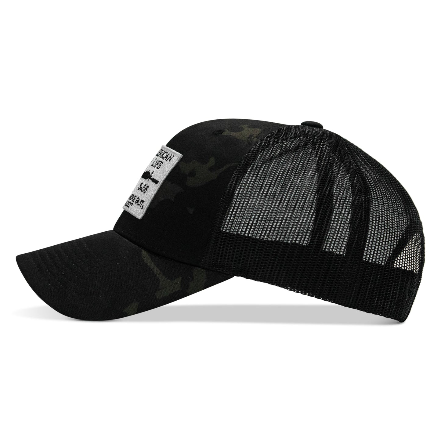 American Way Of Life White Patch Snapback Hat