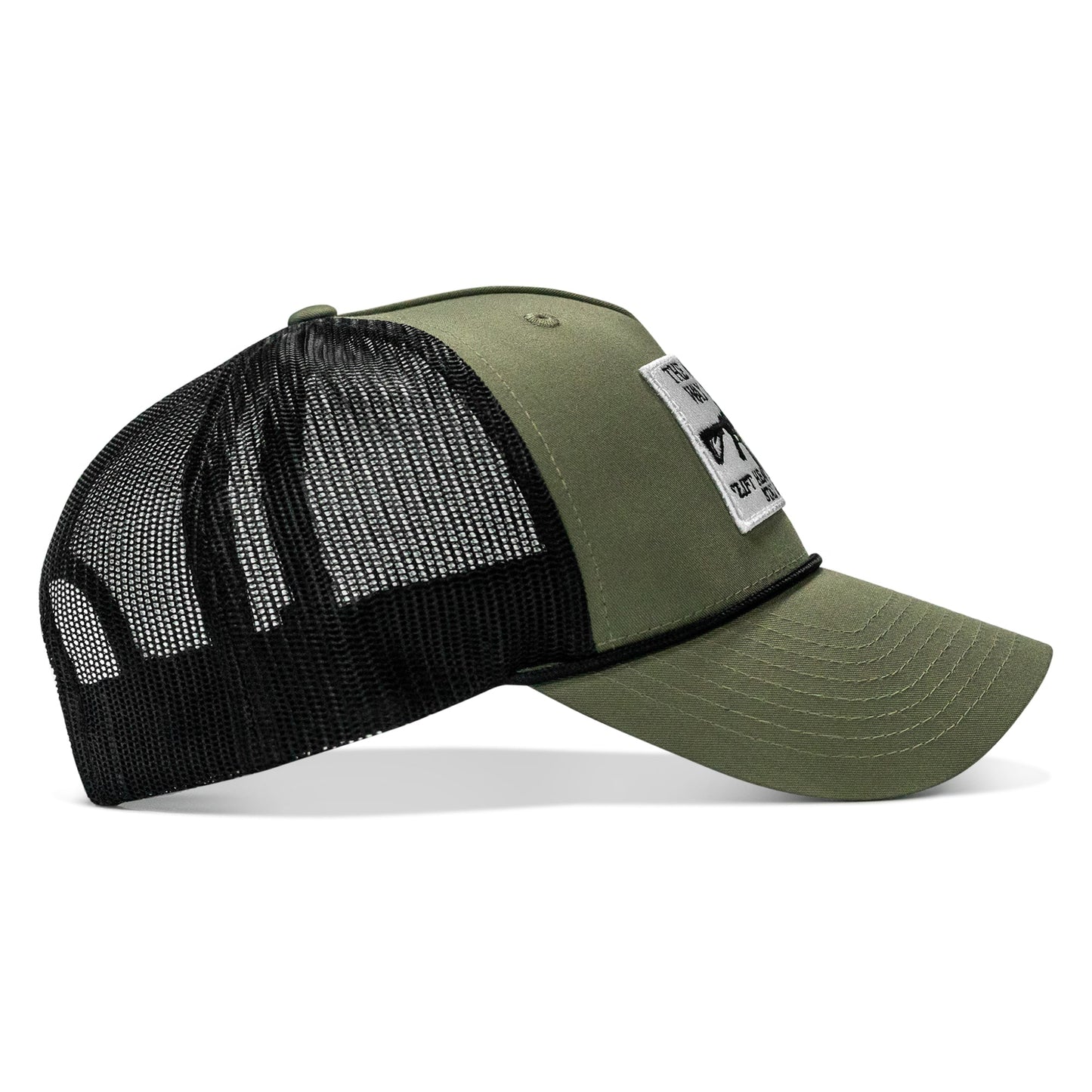 American Way Of Life White Patch Rope Snapback