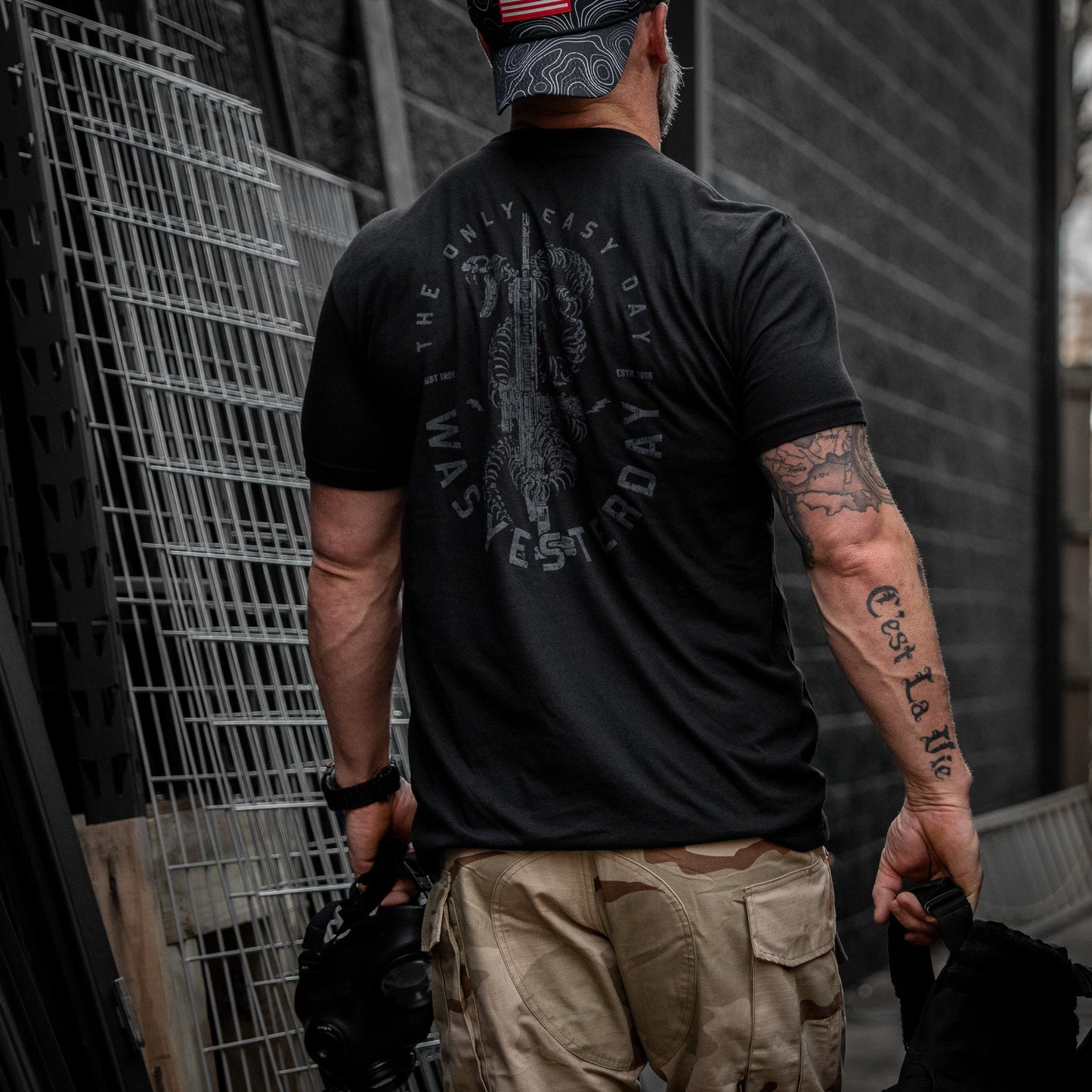 Only Easy Day Was Yesterday Rifle Men's T-Shirt