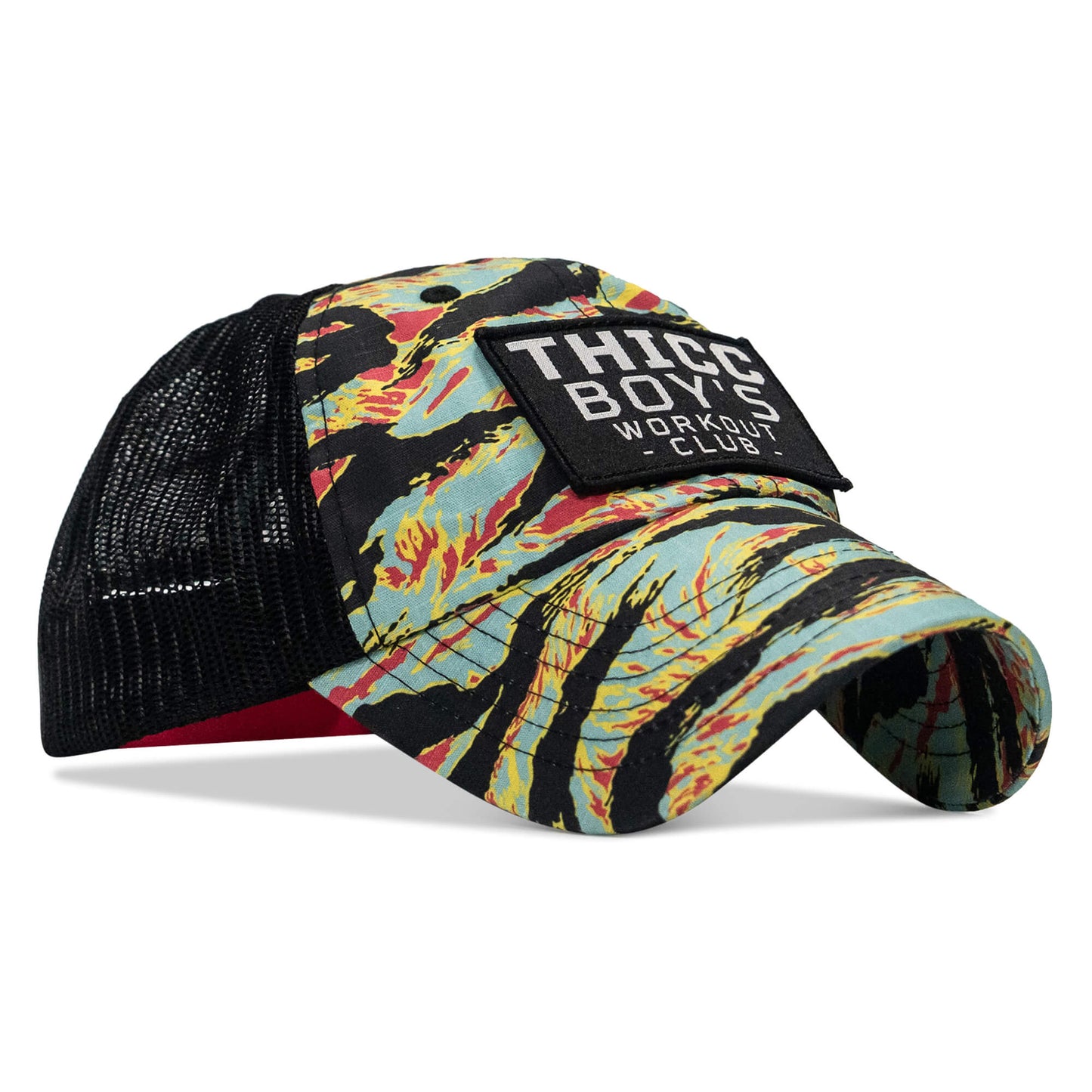 Ripstop Thicc Boys Workout Club Patch Tactical Ripstop Mesh Snapback Hat