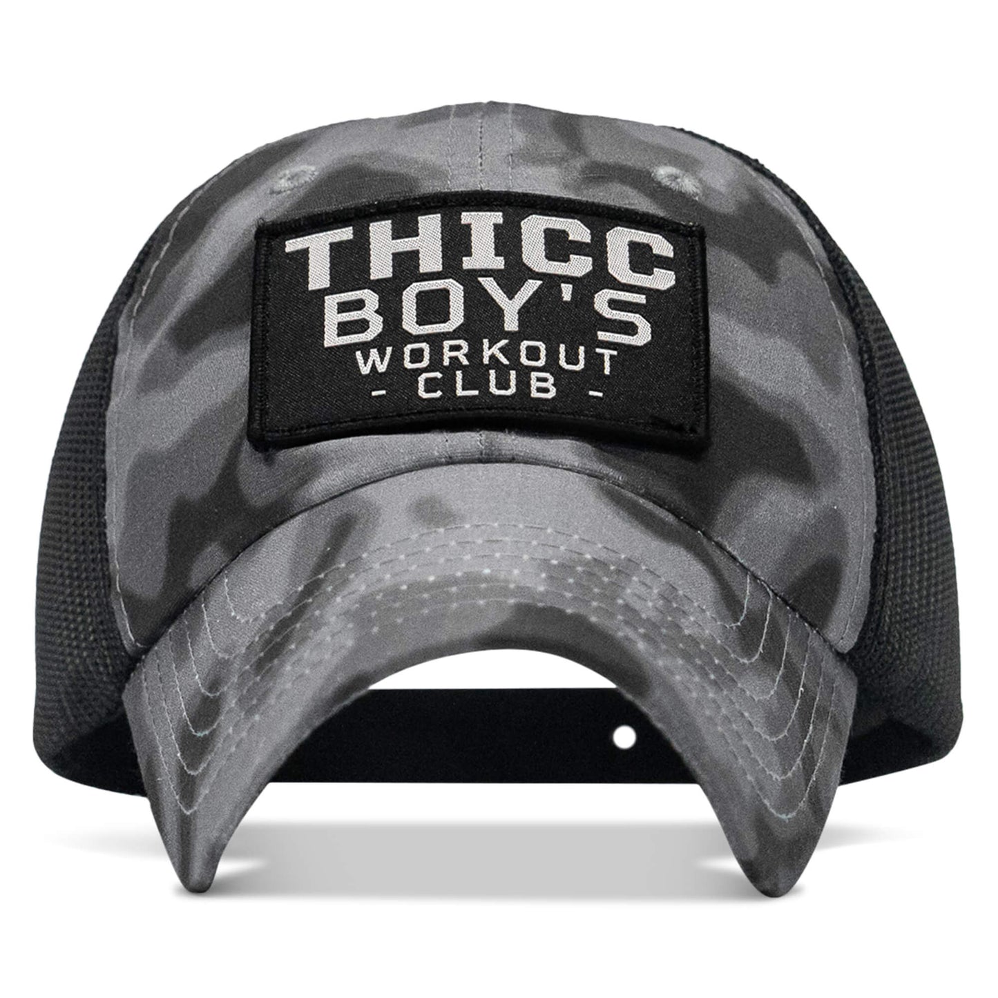 Ripstop Thicc Boys Workout Club Patch Tactical Ripstop Mesh Snapback Hat