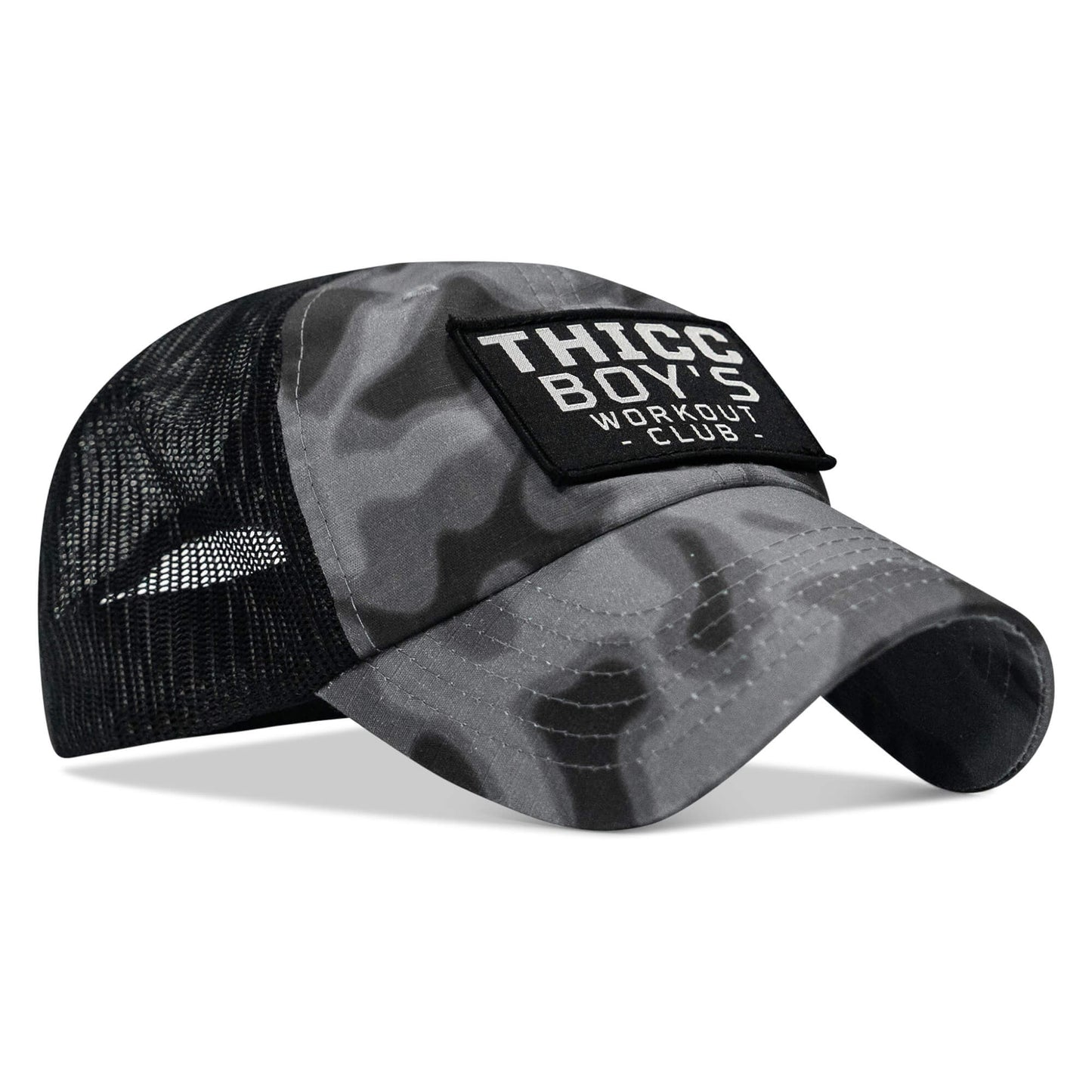 Ripstop Thicc Boys Workout Club Patch Tactical Ripstop Mesh Snapback Hat