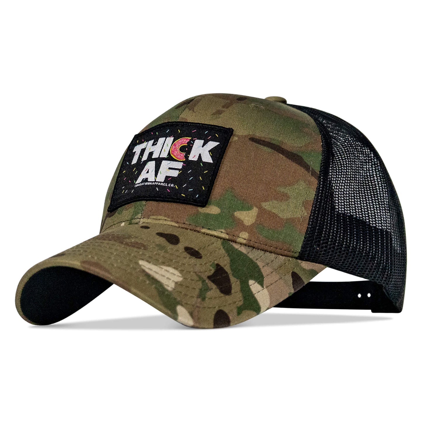 THICK AF DONUT EDITION PATCH MID-PROFILE MESH SNAPBACK Hat