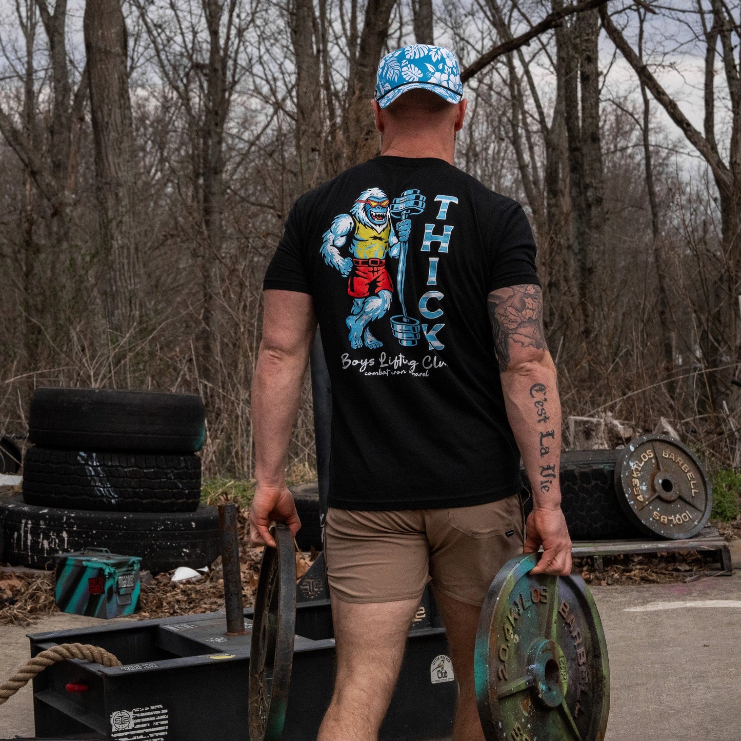 Thick Boys Lifting Club Yeti Men's T-Shirt