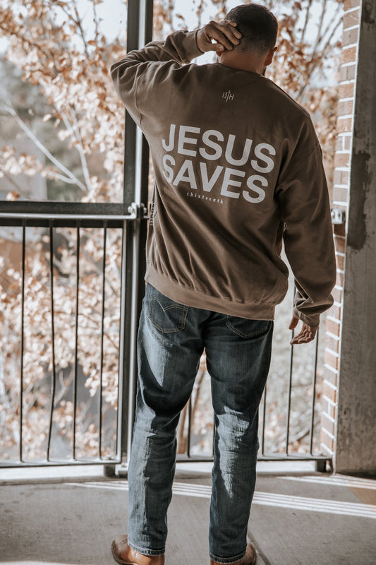 Jesus Saves Crewneck